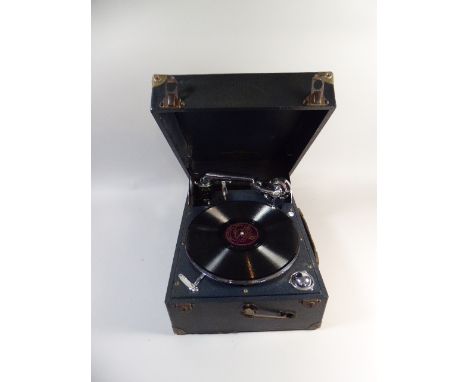 A Vintage Columbia Wind Up Gramophone No. 202, Working Order 