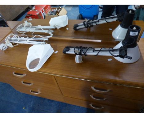 Two Angle Poise Magnifying Lamp and Lamps  