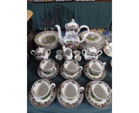 A Collection of Myott Country Tea and Dinner Wares to Include Six Dinner Plates, Six Side Plates and Six Bowls, Six Tea Cups 