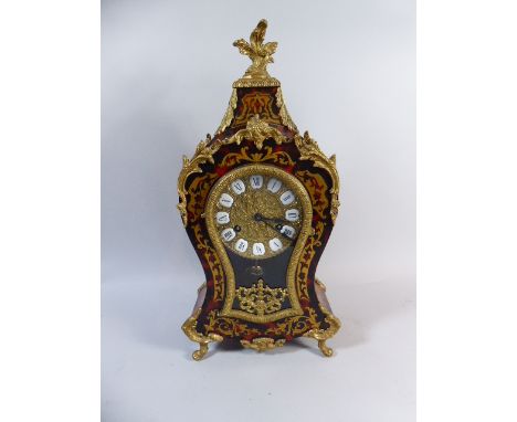 A Reproduction Boulle and Ormolu Bracket Clock with German Eight Day Movement, 46cm High  