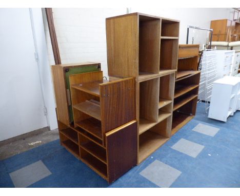 A Collection of Shelf Units, Open Book Cases Etc