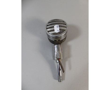 A Vintage Chromed Microphone 