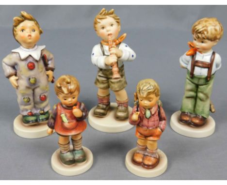 5 Figuren Hummel. Manufaktur Goebel.Bis zu 20 cm Höhe. Unter anderem Limitierte Edition. Versand kann organisiert werden.5 fi