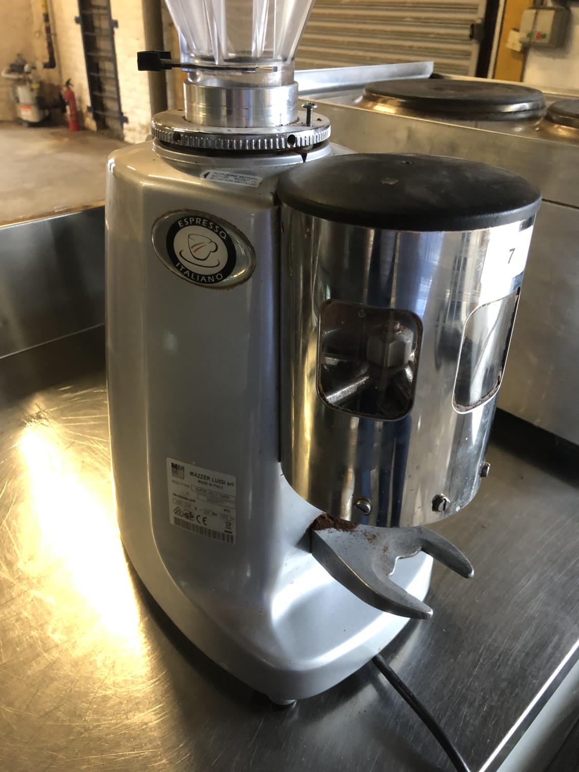 ITALIAN COFFEE BEAN GRINDER MAZZER LUIGI