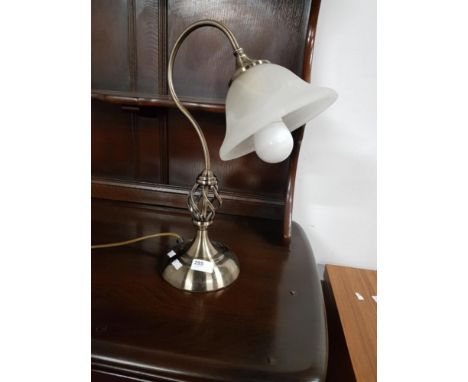 MODERN TABLE LAMP WITH FROSTED GLASS SHADE