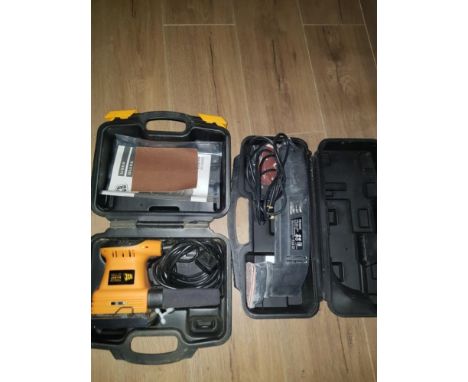A JCB PALM SANDER TOGETHER WITH A PB SANDER