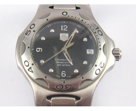 A gentelman's Tag Heuer  WL5111-0 chronometer wrist watch, automatic movement, case approx. 37mm diameter, numbered: 196791.
