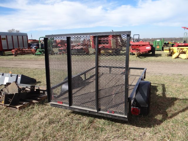 2016 Homemade Trailer 5'x8', Loading Ramp, Title in the Office