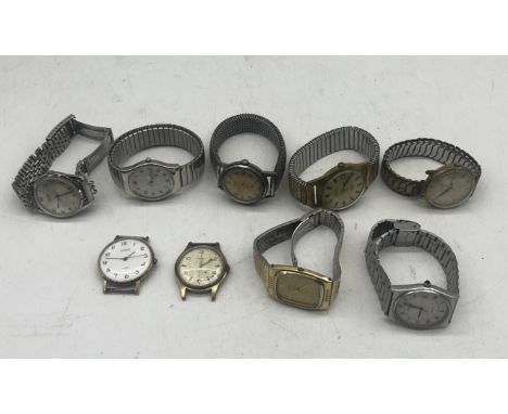 A miscellaneous collection of watches to include Majex, Corvette, Pulsar, Sekonda, Seiko etc 