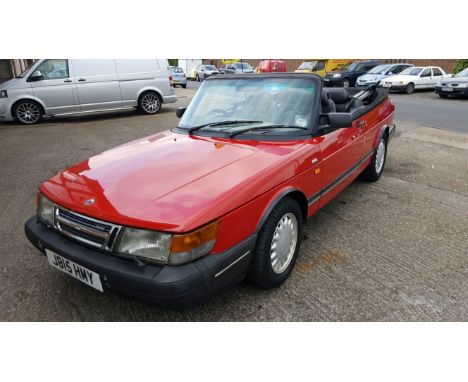 Saab 900S 16v TURBO Convertible 1992 - A late entry is this very honest and straight, 2 owner from new example of Saabs 1992 