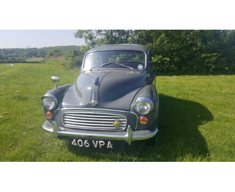 Morris Minor 1000 2 Door 1961 - This great example of a 2 doorMoggy Minor must set some sort of record, in its paper work amo