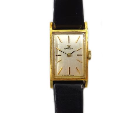 Lady's Omega goldplated manual wristwatch Condition Report Original Omega winder and buckle