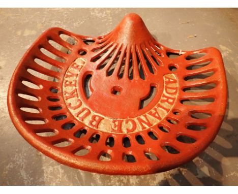 Cast iron tractor seat Adriance Buckeye 41 x 30 cm H