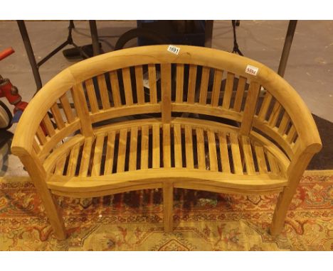 Wooden childs bench