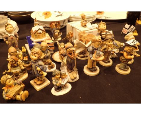 Large collection of Hummel Goebel figurines