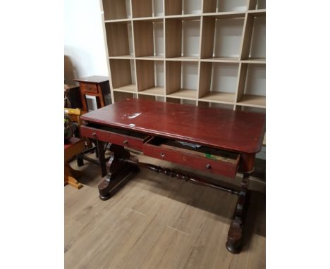 VINTAGE MAHOGANY CONSOLE TABLE