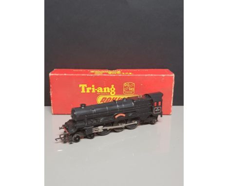 VINTAGE BOXED TRI ANG PRINCESS VICTORIA LOCO BLACK LIVERY
