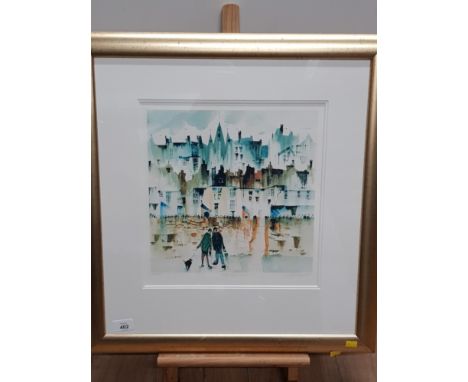 FRAMED LIMITED EDITION PRINT TITLED TETE A TETE SIGNED SUE HOWELLS 180/225
