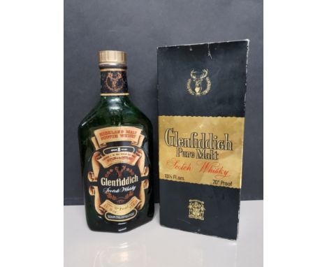 BOTTLE OF GLENFIDDICH PURE MALT SCOTCH WHISKY 37.8CL IN ORIGINAL BOX