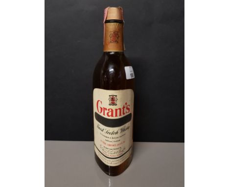 RARE BOTTLE OF GRANTS STAND FAST SCOTCH WHISKY 70 PROOF 70CL DISCONTINUED