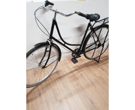 VINTAGE LADIES BLACK BICYCLE