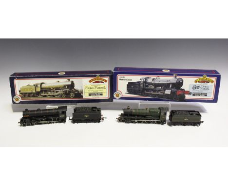 Four Bachmann Branch-Line Super-Smooth gauge OO locomotives and tenders, comprising No. 31-551 'Green Arrow', No. 31-558 'Col