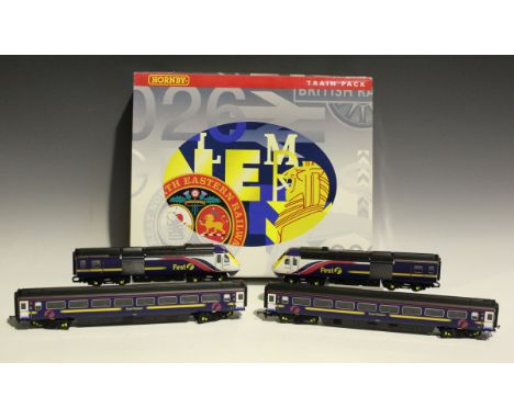 A Hornby gauge OO R.2299 Great Western Trains HST train pack, boxed, together with four coaches and two buffet cars, comprisi