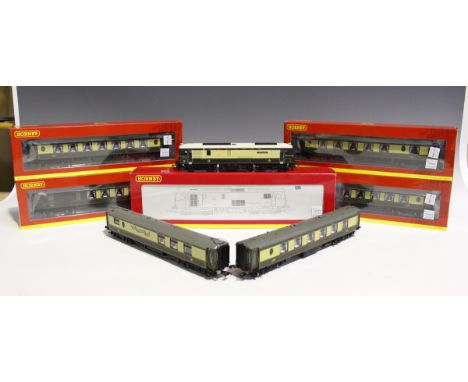 A Hornby gauge OO R.2516 Class 73 diesel electric locomotive 73101 'The Royal Alex', together with six all-steel K type Pullm
