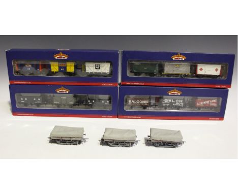 Twenty-four Bachmann Branch-Line gauge OO Collectors Club and Exclusive goods wagons, including three No. 38-180K Graham Fari