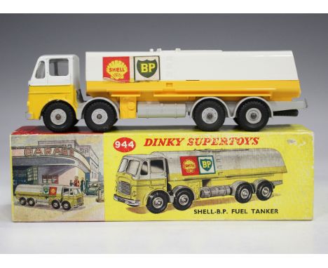 A Dinky Supertoys No. 944 fuel tanker 'Shell-BP', boxed (some minor paint chips, box lid scuffed).Buyer’s Premium 29.4% (incl