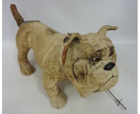 Early 20th century continental papier-mache barking dog automaton probably by Roullet & Decamps
Provenance: given to vendor i
