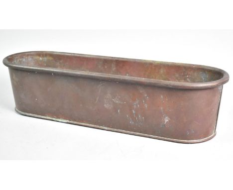 A Vintage Haws Copper Planter, 49cms Wide