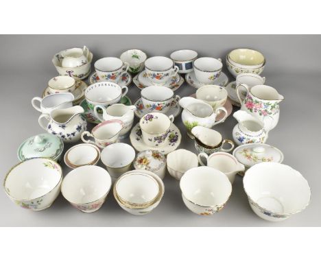 A Collection of Various Ceramics to Comprise Teawares, Royal Worcester Golfing Mug and Saucer, Portmeirion Cup and Saucer, Su