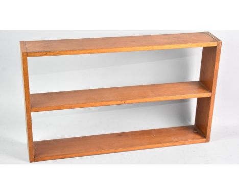 A Mid 20th Century Three Tier Shelf Stand, 53.5cms Wide and 32cms High