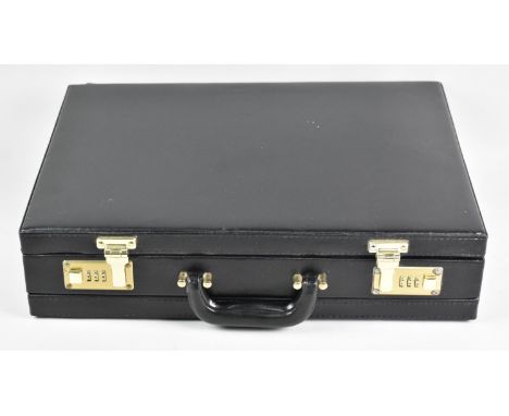 A Modern Combination Lock Briefcase with Fitted Interior, Appears Unused, 44cms Wide