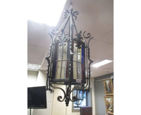 A hanging lamp  