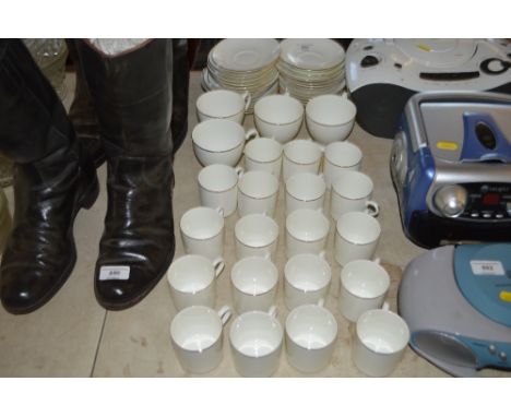 A quantity of Mayfair coffee cans and saucers etc