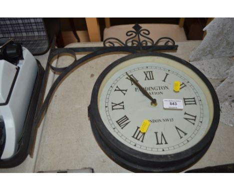 A Paddington Station wall clock