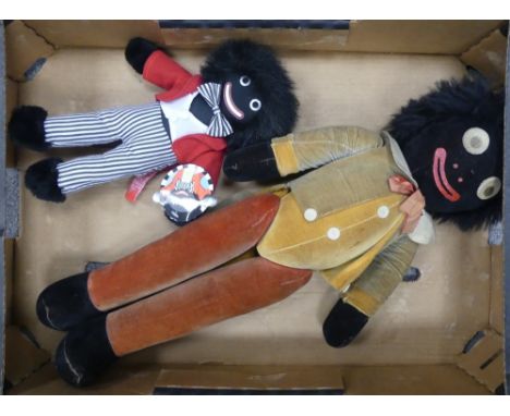 Two Golliwog Toys to include one Chad Valley example together with a smaller Embrace example. (2)​Potteries Auctions​These it
