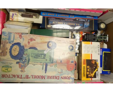 A collection of toy cars to include Corgi Style B Toyota Lexus LS430, Joal JCB 525-58, Corgi R.G Bassett &amp; Sons LTD lorry