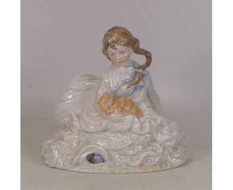 Royal Worcester figure Safe at last, limited edition 7981/12500