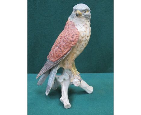 GEOBELS UNGLAZED CERAMIC BIRD OF PREY, APPROXIMATELY 23cm HIGH 