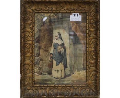 R. MaghelliwatercolourNunn carrying wine bottlessigned32 x 23.5cm