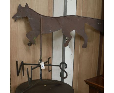A weather vane, W.113cm