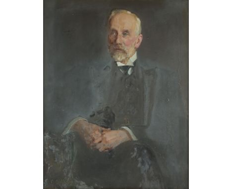 F. E. Haig (19th/20th century), Portrait of a gentleman, oil on canvas, signed lower left, 91 x 71cm. Framed and glazed. Cond