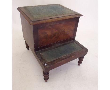 A Victorian mahogany commode