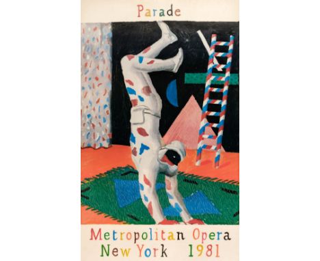 * Hockney (David, 1937-). Parade, Metropolitan Opera New York, together with David Hockney: A Retrospective, The Metropolitan