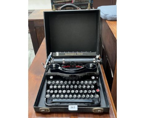 A Remington Rand Model I typewriter 