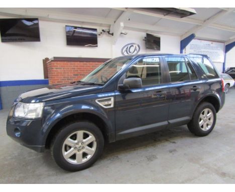 Make &amp; Model: Land Rover Freelander GS TD4Date of Reg: DV58 KNNColour: Bluecc: 2179MoT: 10-11-2021Fuel Type: DIESELMileag