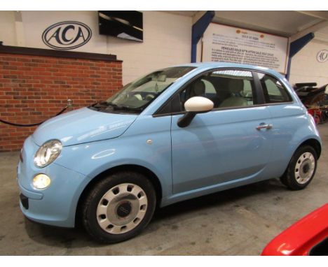 Make &amp; Model: Fiat 500 Colour TherapyDate of Reg: DY63 JBOColour: Bluecc: 1242MoT: 13-08-2022Fuel Type: PETROLMileage: 32